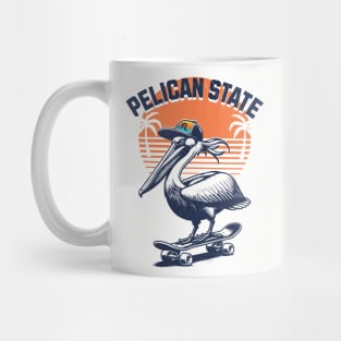 Pelican State Skating Pelican Mug